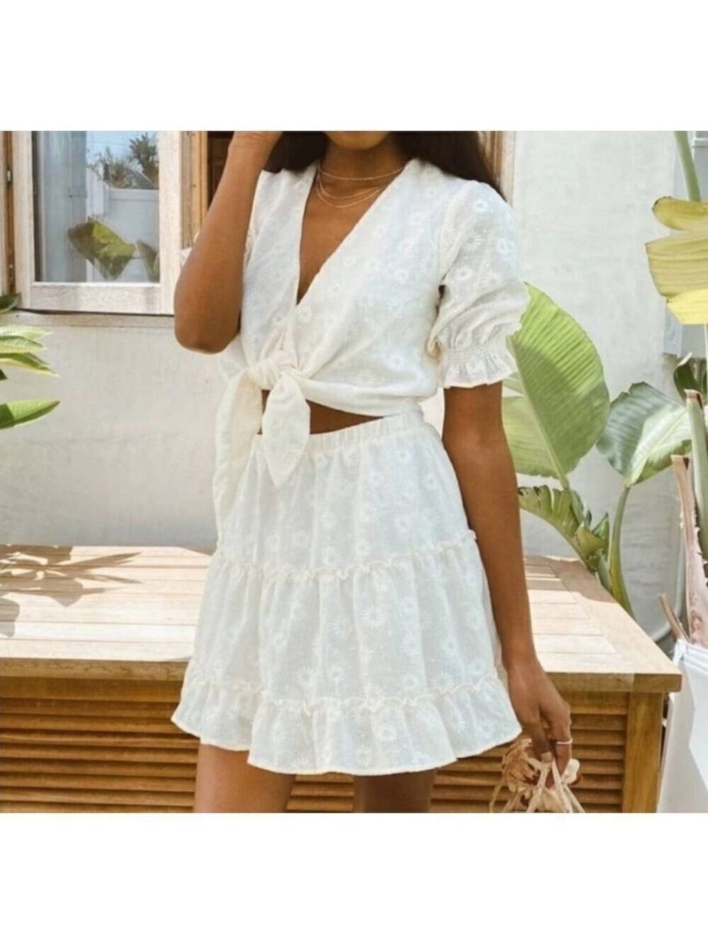 Show Me Your MuMu Devon Mini Skirt Sz XL